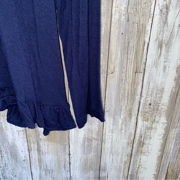 Matilda Jane Stay Warm Navy Ruffle Blouse - Picture 4 of 6